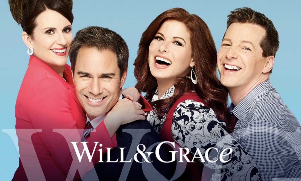 Megan Mullally, Eric McCormack, Debra Messing e Sean Hayes sono Karen, Will, Grace e Jack in Will&Grace